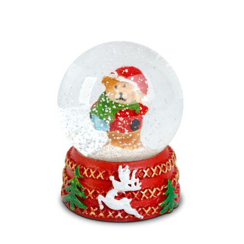 Karácsonyi hógömb - 4 féle - 12 db / display