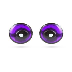 Halloween-i ijesztő szempár - zöld LED-es - elemes