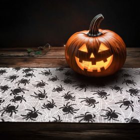   Asztalterítő futó - halloween-i motívumokkal - 180 x 28 cm
