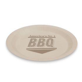 Papírtányér szett - BBQ - 23 cm - 12 db / csomag