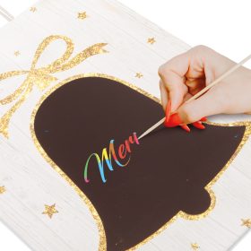   Ajándéktasak - papír, "Kraft" - 265 x 127 x 330 mm - 2 féle / csomag - 12 db / csomag