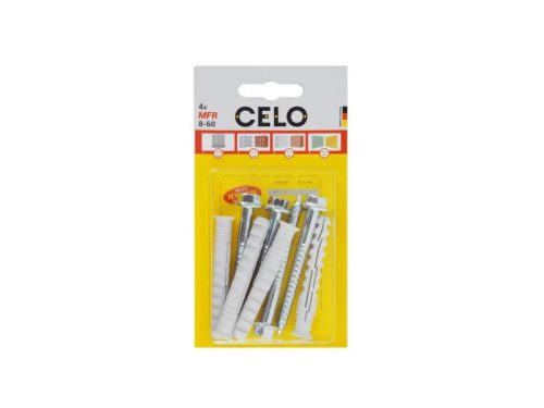 CELO Műanyag dübel MFR 8-60 SB SSKS (4 db)