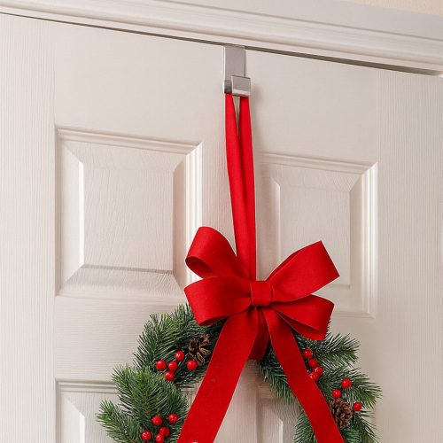 Kopogtató / Ajtódísz tartó - fém - 7 x 6,5 x 2 cm - 2 db / csomag