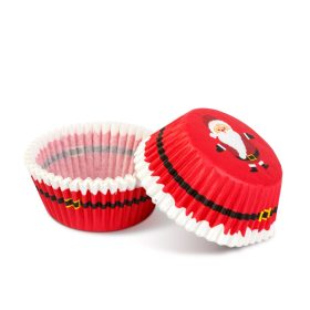 Karácsonyi muffinpapír - Mikulás - 40 db / csomag