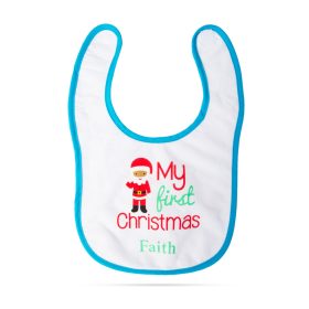 Karácsonyi baba előke - 38 x 27 cm - 4 féle