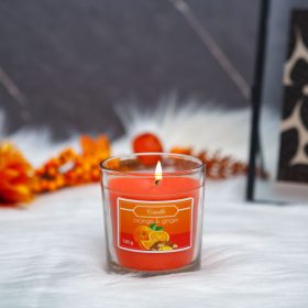 Illatgyertya - narancs & gyömbér - 120 g