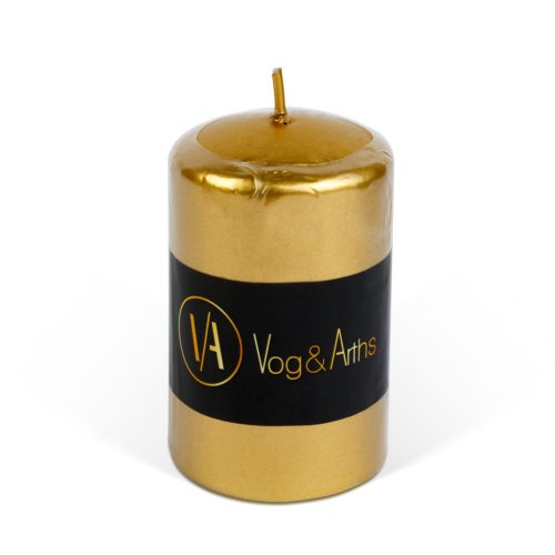 Gyertya - arany, illatmentes - 130 g