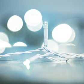   Fényfüggöny - 200 db LED - hidegfehér - hálózati - IP44 - 4,2 m - 8 program