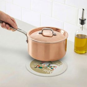 Karácsonyi edényalátét - hóember - 180 x 7 mm