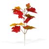Őszi dekoráció - falevél - 30 cm - leszúrható