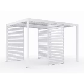 LUXE Lamellás oldalpanel (R) 123x218cm 4 m-ig fehér