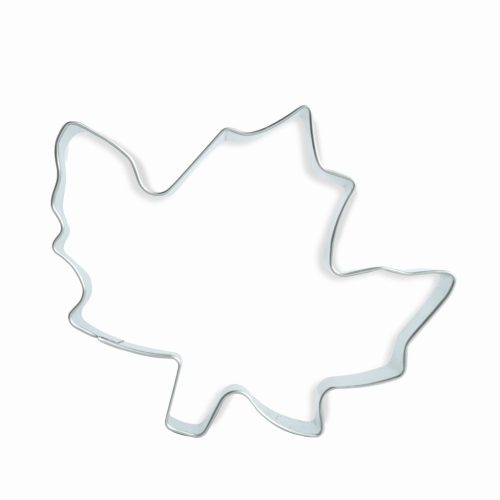 Sütikiszúró szett - levél és tök - fém - 8 cm - 2 db / szett