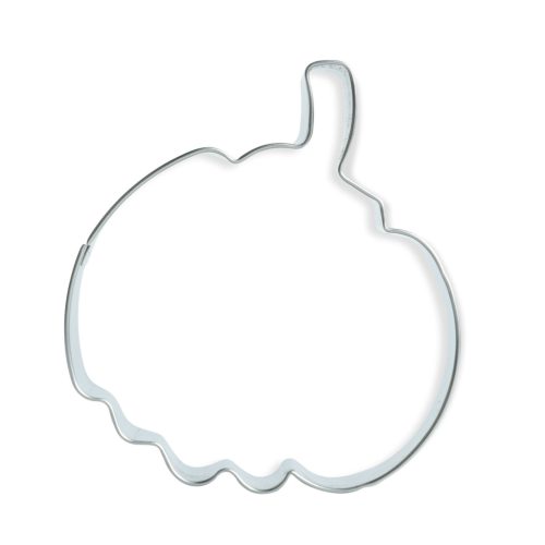 Sütikiszúró szett - levél és tök - fém - 8 cm - 2 db / szett