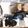 Scheppach HL 760 LS - rönkhasító állvánnyal 7 t