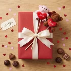 Leszúrható dekoráció - maci - 59 x 4 cm - 6 féle