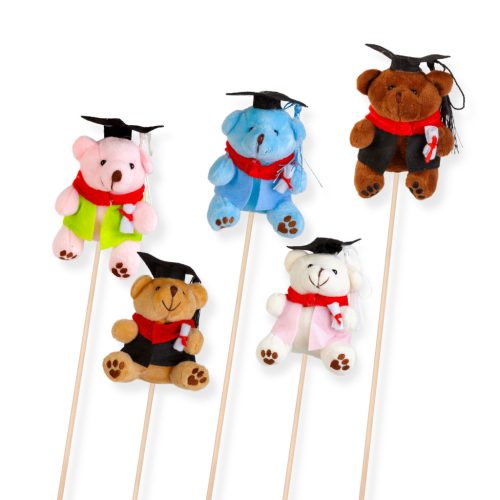 Leszúrható dekoráció - maci - 50 x 10 cm - 5 féle