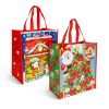 Karácsonyi ajándéktáska - 35 x 39 x 18 cm - 2 féle