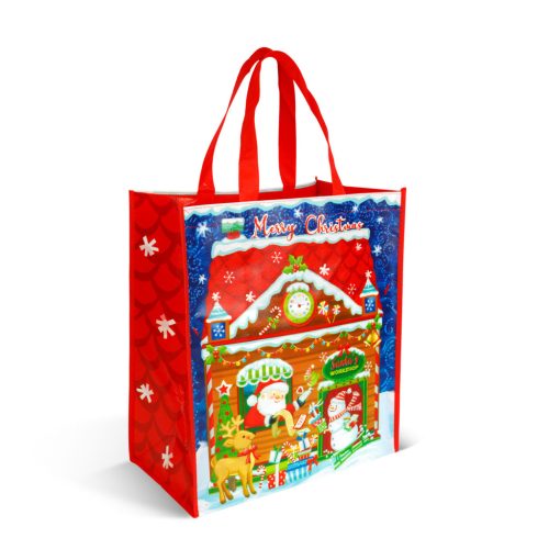 Karácsonyi ajándéktáska - 35 x 39 x 18 cm - 2 féle