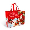 Karácsonyi ajándéktáska - 31 x 25 x 17 cm - 4 féle