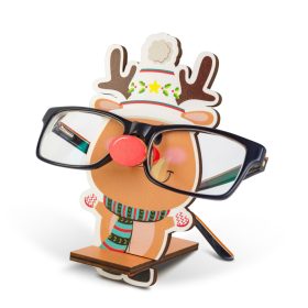   Karácsonyi dekoráció - asztali szemüvegtartó - 14 x 10 cm - 4 féle