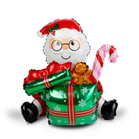 Karácsonyi lufi - Mikulás - 60 x 65 cm