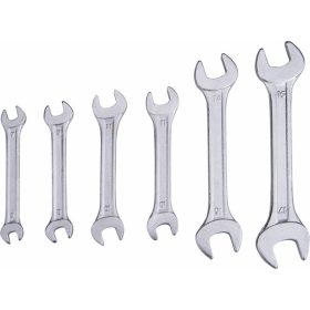 villáskulcs klt., W.S., műanyag tartóban; 6db, 6-17mm