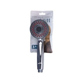 zuhanyfej, 3 funkciós, 70 mm, fényes