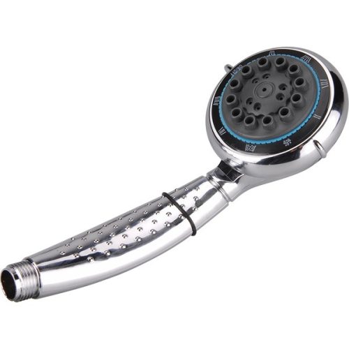 zuhanyfej, 7 funkciós, 80 mm, fényes