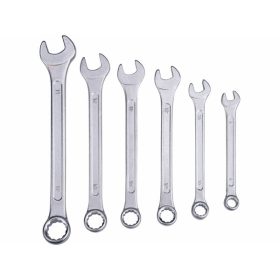   csillag-villás kulcs klt., W.S.; 6db, 8-17mm, műanyag tartóban