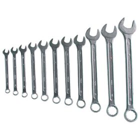   csillag-villás kulcs klt., W.S.; 8db, 7-19mm, műanyag tartóban