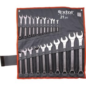   csillag-villás kulcs klt., CrV., vászon tartóban; 21db, 6-32mm