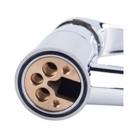   kombinált zuhanyfejes csaptelep 35mm  kerámia betét, álló, egykaros, fényes