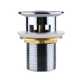 mosdókagyló kifolyó Click-Clack, króm, BALLETTO