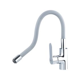   mosogató csaptelep, hajlékony szilikon kifolyócsővel, 35mm, szürke