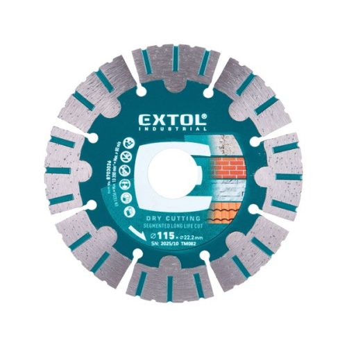 gyémántvágó hosszú élettartam, Long Life Cut; 115mm, száraz és vizes vágáshoz