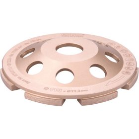 gyémántcsiszoló korong; 115mm×22,2mm, egysoros