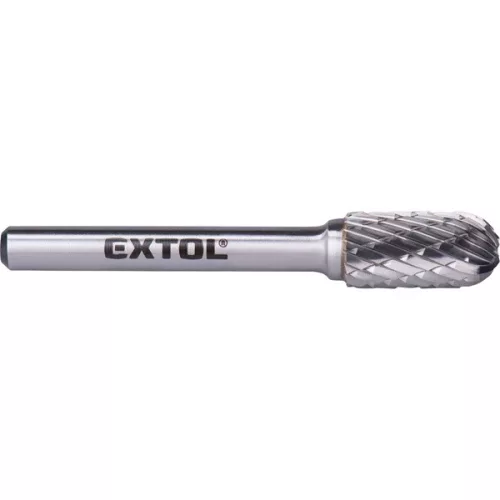 keményfém turbómaró (rotormaró), hengeres, kerek orrú, átmérő 10×20mm/szár 6mm, keresztfogazás