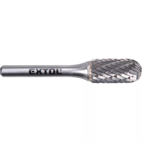 keményfém turbómaró (rotormaró), hengeres, kerek orrú, átmérő 12×25mm/szár 6mm, keresztfogazás