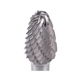   keményfém turbómaró (rotormaró), íves, kerek orrú, átmérő 10×20mm/szár 6mm, keresztfogazás