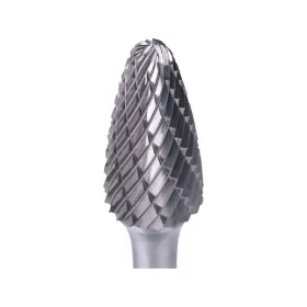   keményfém turbómaró (rotormaró), íves, kerek orrú, átmérő 12×25mm/szár 6mm, keresztfogazás
