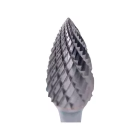   keményfém turbómaró (rotormaró), íves, hegyes orrú, átmérő 12×25mm/szár 6mm, keresztfogazás