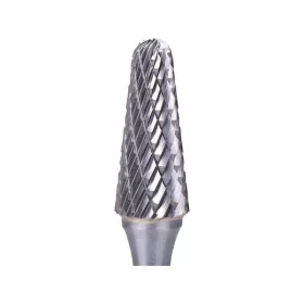   keményfém turbómaró (rotormaró), kúpos, kerek orrú, átmérő 12×28mm/szár 6mm, keresztfogazás