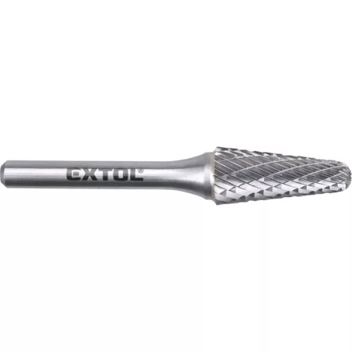 keményfém turbómaró (rotormaró), kúpos, kerek orrú, átmérő 12×28mm/szár 6mm, keresztfogazás