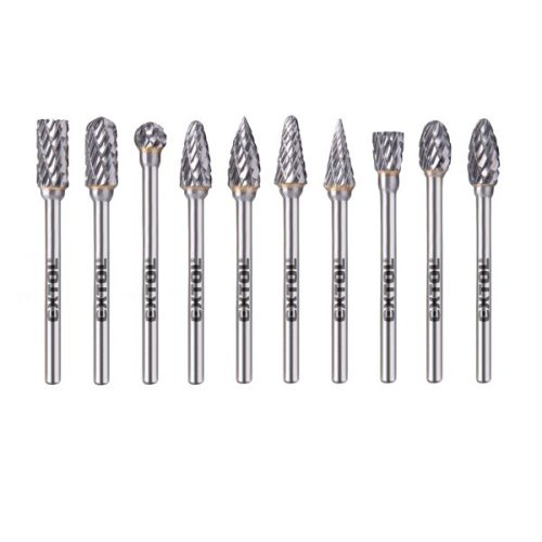 mini keményfém turbómaró (rotormaró) klt. 10 db, átmérő 6×13mm/szár 3mm, keresztfogazás