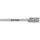 mini keményfém turbómaró (rotormaró), hengeres, átmérő 6×13mm/szár 3mm, keresztfogazás