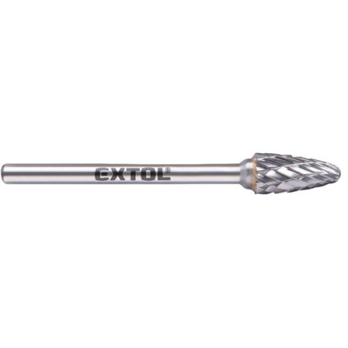mini keményfém turbómaró (rotormaró), íves, kerek orrú, átmérő 6×13mm/szár 3mm, keresztfogazás