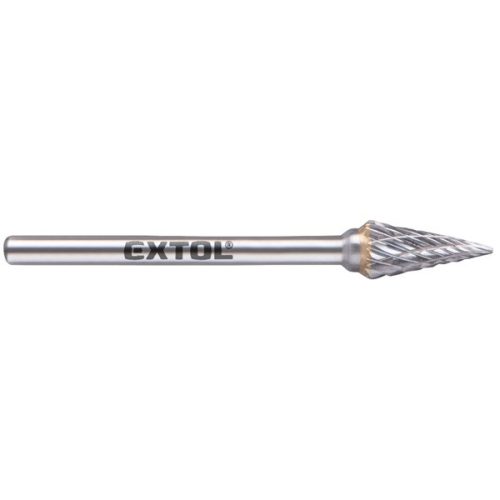 mini keményfém turbómaró (rotormaró), kúpos, hegyes orrú, átmérő 6×13mm/szár 3mm, keresztfogazás