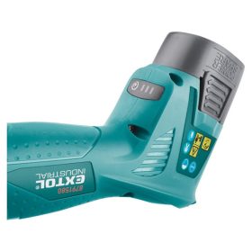   akkus metszőolló és ágvágó 16V, Li-Ion, 2 db akku: 2000 mAh, töltéskor helyes polaritás