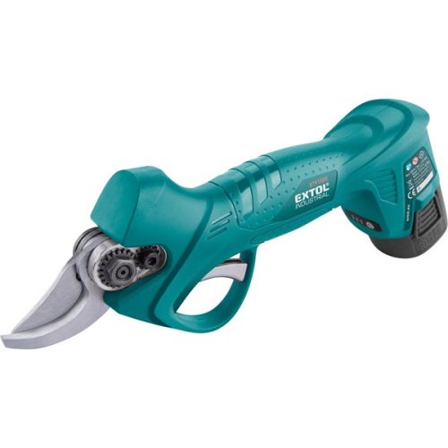 akkus metszőolló és ágvágó 16V, Li-Ion, 2 db akku: 2000 mAh, töltéskor helyes polaritás