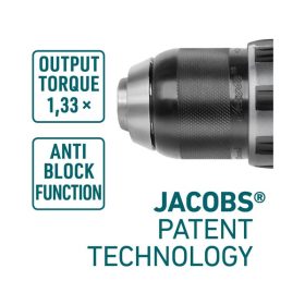   akkus ütvefúró és csavarozó, Share20V, 20V, Li-ion; 1db akku, 1db töltő, 2000 mAh, 80Nm